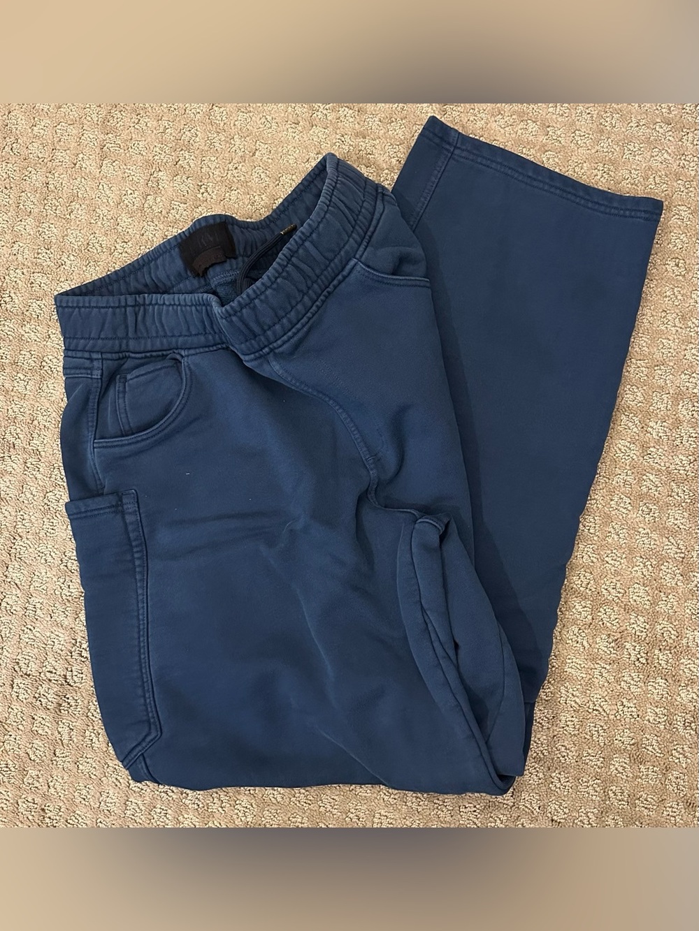 AFRM Ryan barrel sweatpants midnight blue navy small - Picture 5 of 5